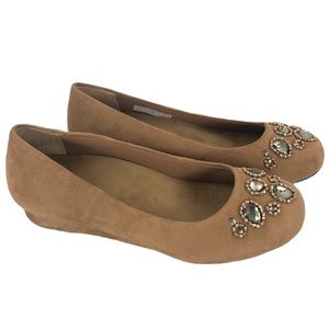 Vionic Cameron Jeweled Orthaheel Low Wedge Flat 7